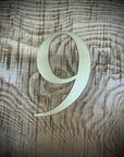 Distressed Gold 5" or 12" Classic Metal Letters, A-Z, 0-9