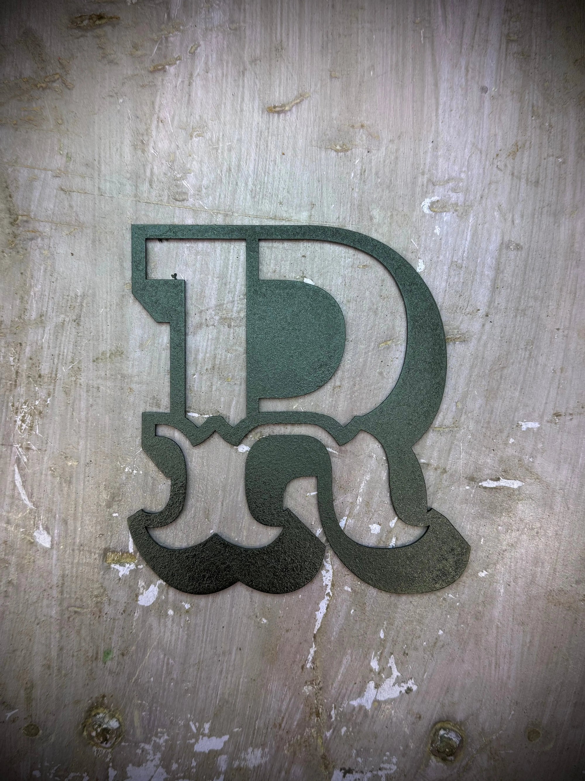 Rustic Black Metal Carnival Letters A–Z | 5” or 12” Alphabet