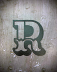 Rustic Black Metal Carnival Letters A–Z | 5” or 12” Alphabet
