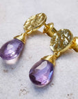 Classic Athena Kate Drop Earrings Amethyst