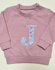 Embroidered Initial Sustainable Sweatshirt