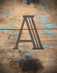 Black 5" or 12" Art Deco Metal Lettering A-Z 0-9