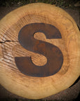 Rusty Metal Letters , Signs For The Home And Garden A–Z | Fat Font 5" Lettering