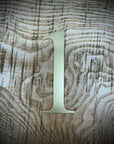 Distressed Gold 5" or 12" Classic Metal Letters, A-Z, 0-9