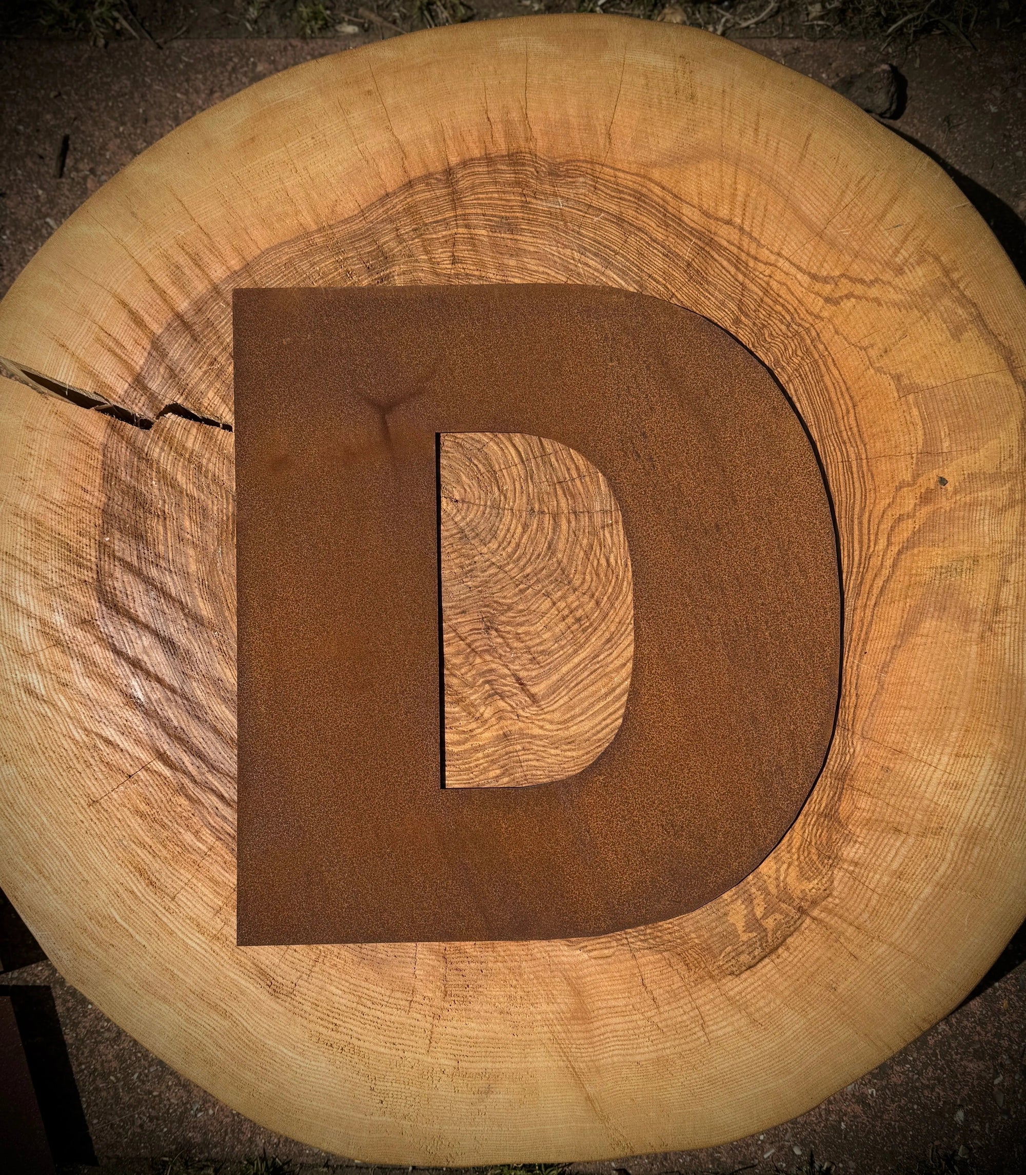 Rusty Metal Letters , Signs For The Home And Garden A–Z | Fat Font 5" Lettering