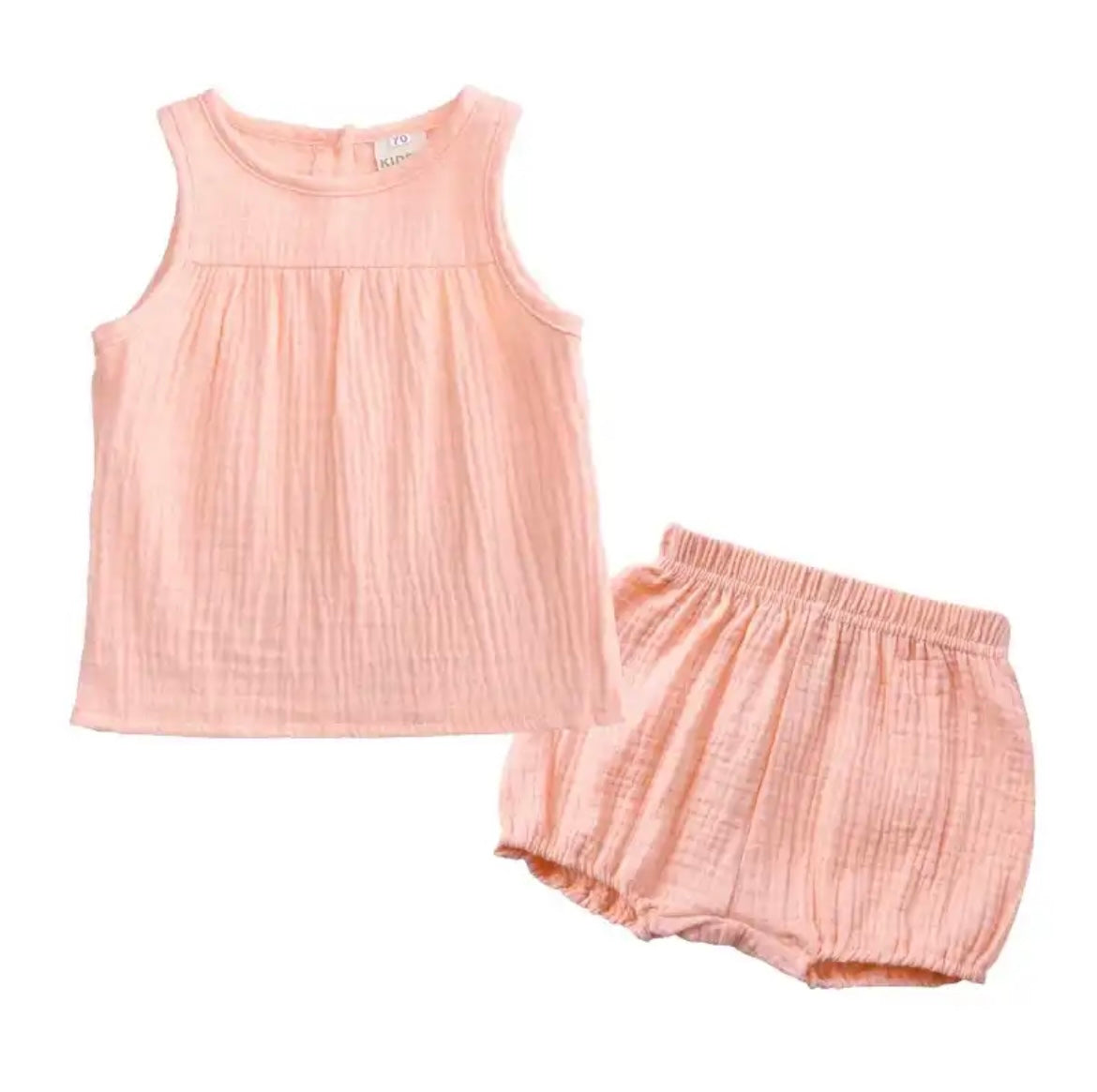 Premium Girls Sleeveless Bloomer Set in 100% Cotton for Comfort and Style, Sizes 6M-7Y by Flossie & George at brixbailey.com