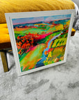 Luxury By Brook Dream Vignette square giclee fine art print, signed and embossed, framed or unframed, 70x70cm by Michael Sutherland Art at brixbailey.com