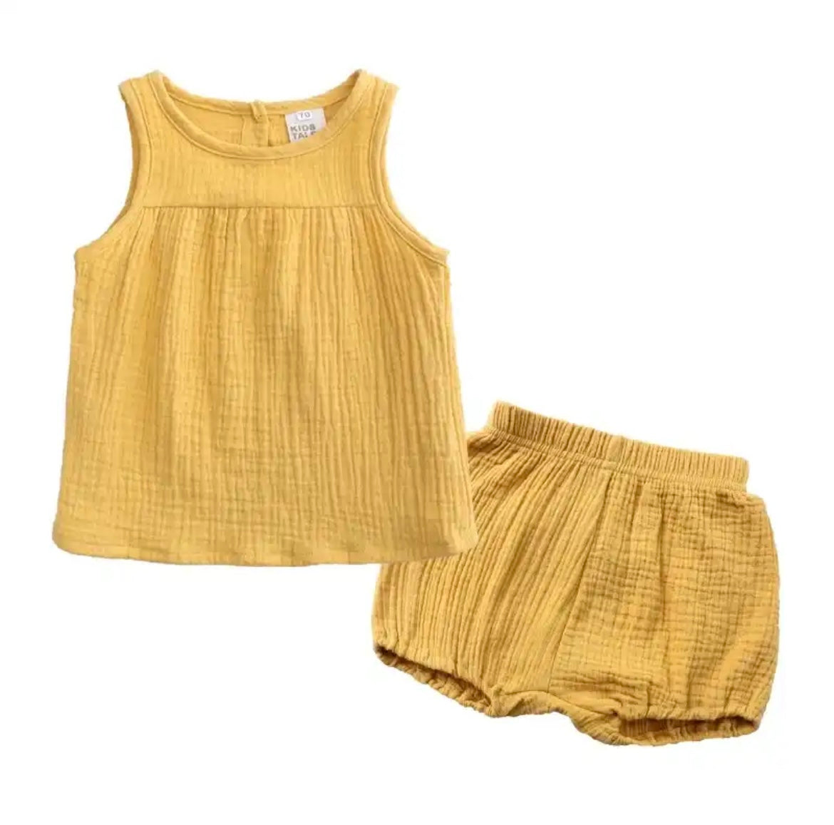 Premium Girls Sleeveless Bloomer Set in 100% Cotton for Comfort and Style, Sizes 6M-7Y by Flossie & George at brixbailey.com