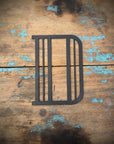 Black 5" or 12" Art Deco Metal Lettering A-Z 0-9