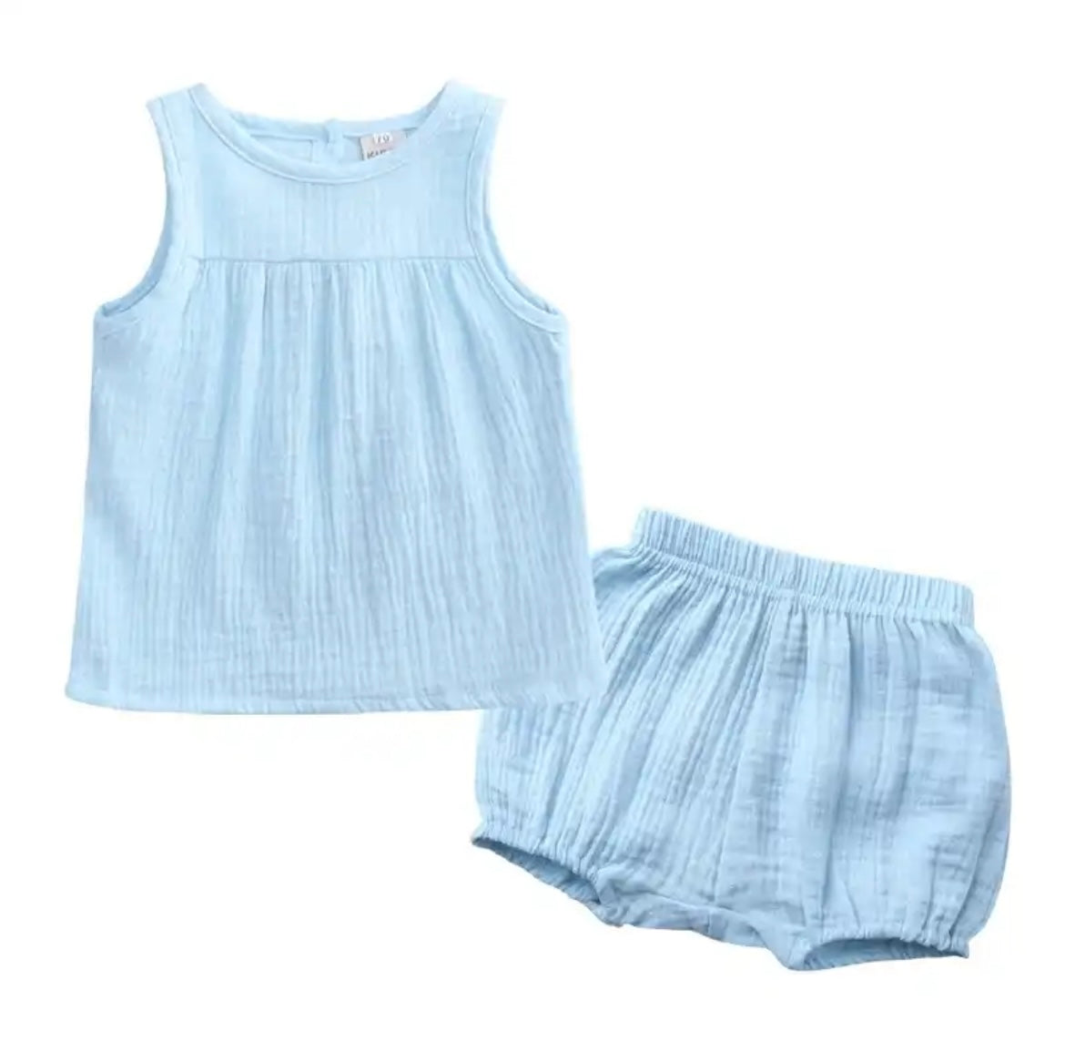 Premium Girls Sleeveless Bloomer Set - 100% Cotton Comfortable Outfit for Warm Weather, Sizes 6M-7Y by Flossie & George at brixbailey.com