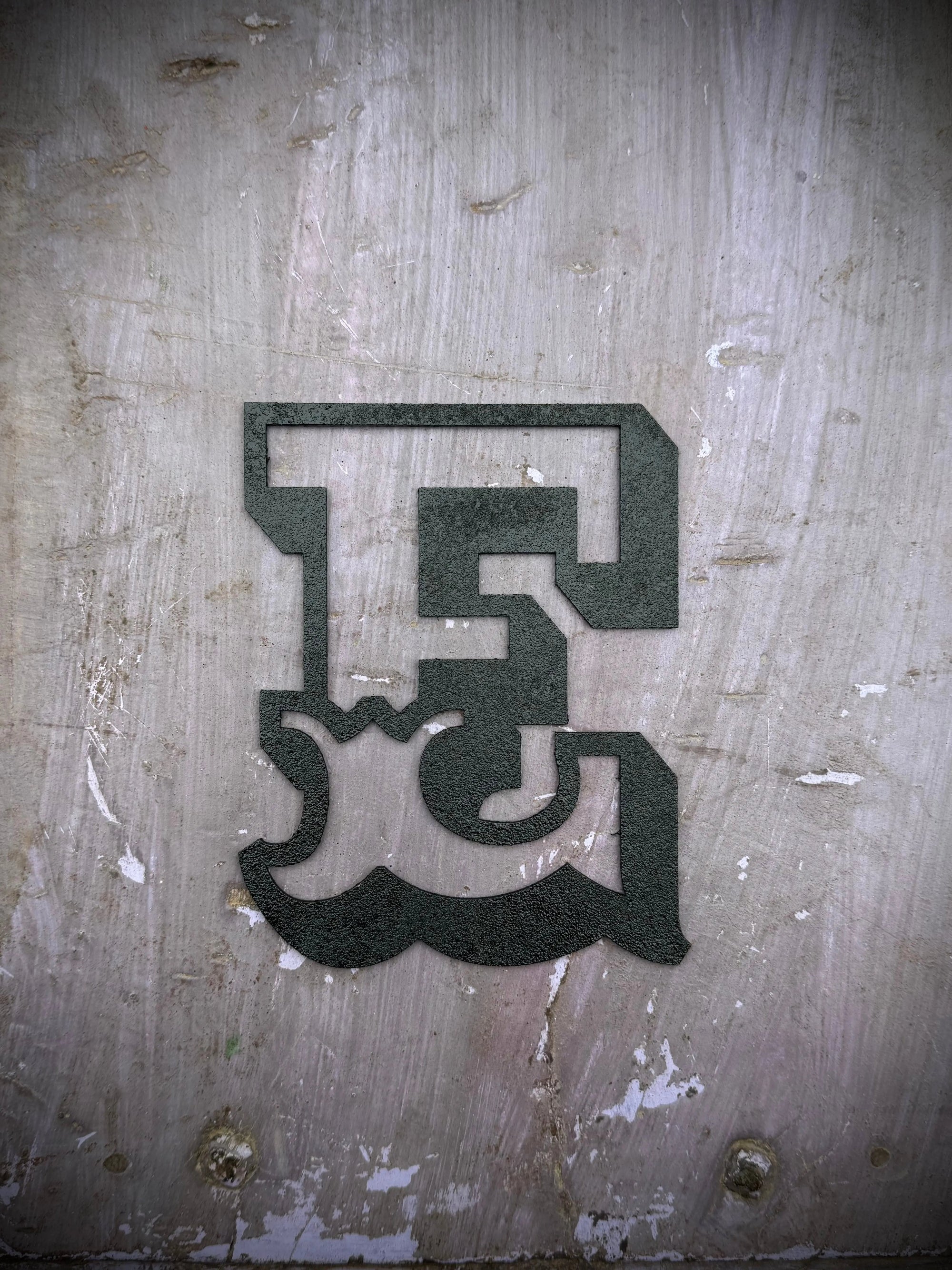 Rustic Black Metal Carnival Letters A–Z | 5” or 12” Alphabet