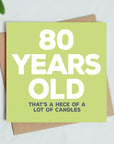 80 Years Old Birthday Card