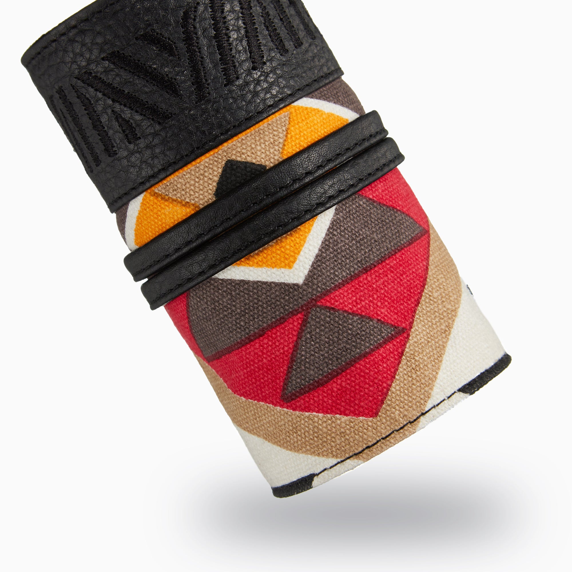 Gaucho Aztec Mini TechRoll, Black (Red/ Orange/ Black)