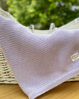 Lavender Organic Cotton Knitted Baby Blanket – 100 X 80cm