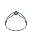 Mini Green Clover Cord Bracelet