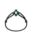 Green Clover Cord Bracelet