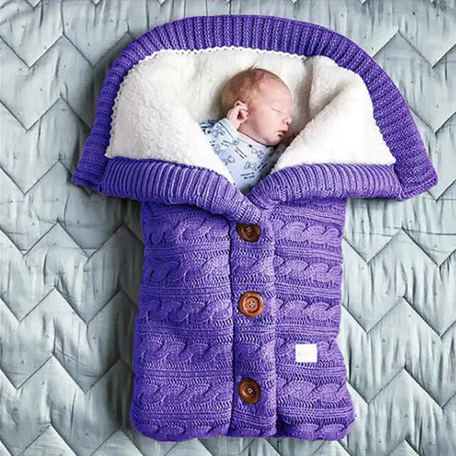 Baby Winter Warm Sleeping Bags - Cozy & Soft Knit for Infants & Toddlers by Baby Lamby at brixbailey.com