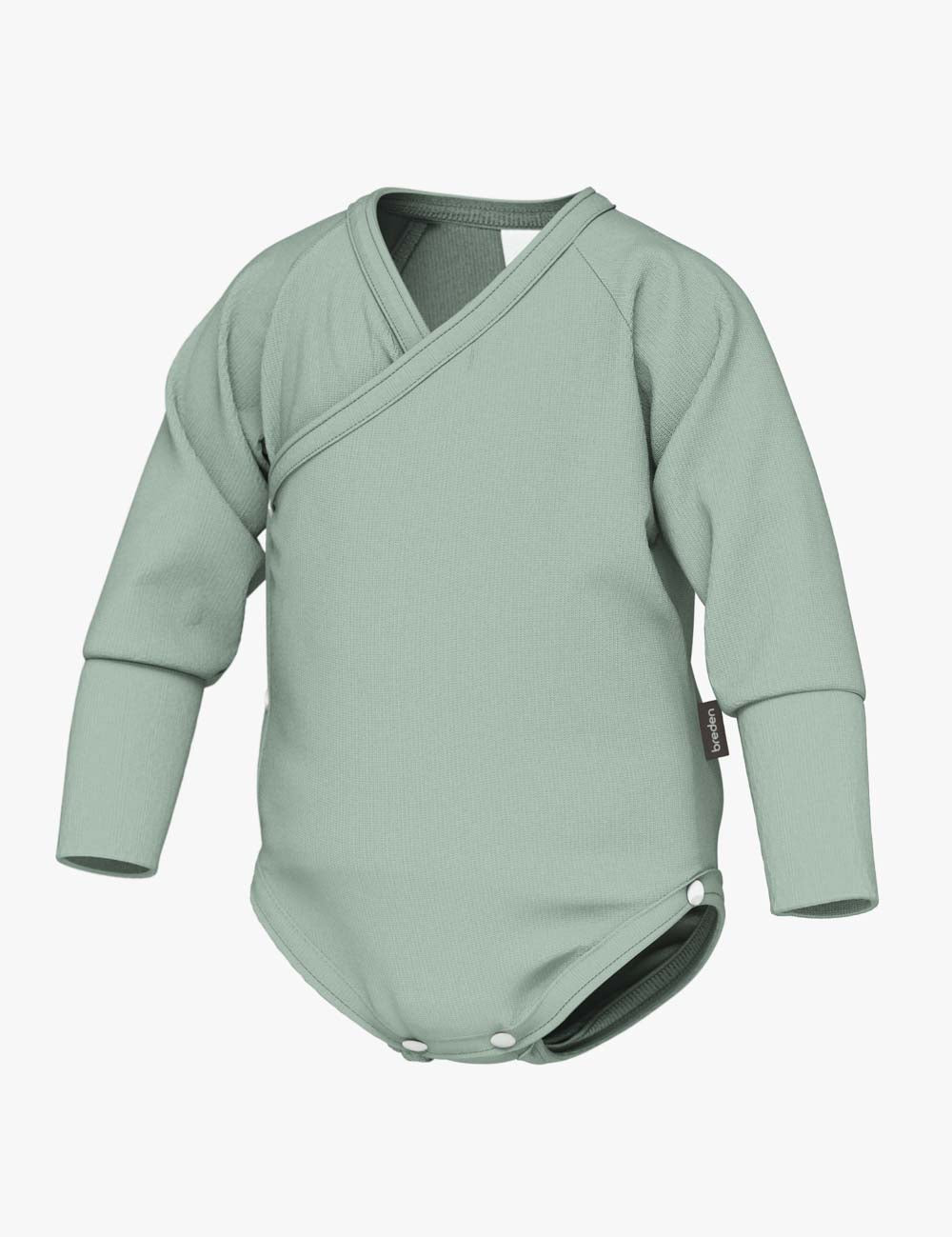 Ribbed Long Sleeve Bodysuit for Newborn Babies