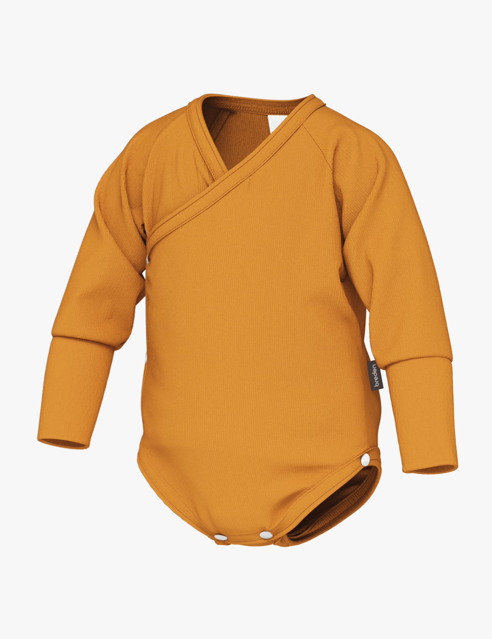 Ribbed Long Sleeve Bodysuit for Newborn Babies