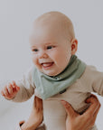 Merino Wool-Lined Infant Scarf – Safe, Adjustable, European Made by Breden at brixbailey.com