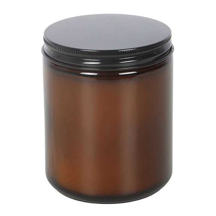 Roots &amp; Rituals Evergreen Amber Glass Candle