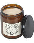 Mystic Moon Sage & Lavender Amber Glass Candle