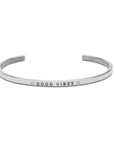Embrace Every Moment with the OLLA Good Vibes Bracelet - Elegance & Motivation in Stainless Steel by Olla at www.brixbailey.com