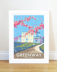 Greenway House Travel Poster Print