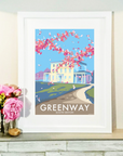 Greenway House Travel Poster Print
