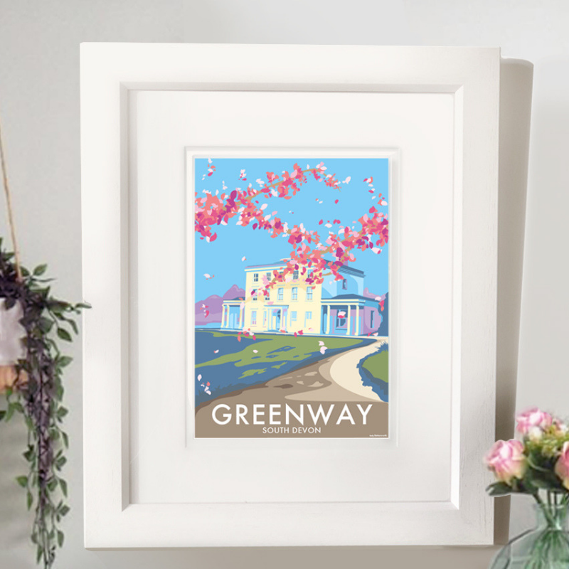 Greenway House Travel Poster Print