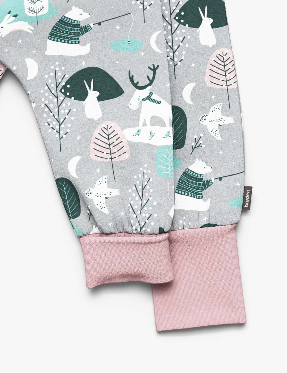 Winter Animals Long Baby Pants