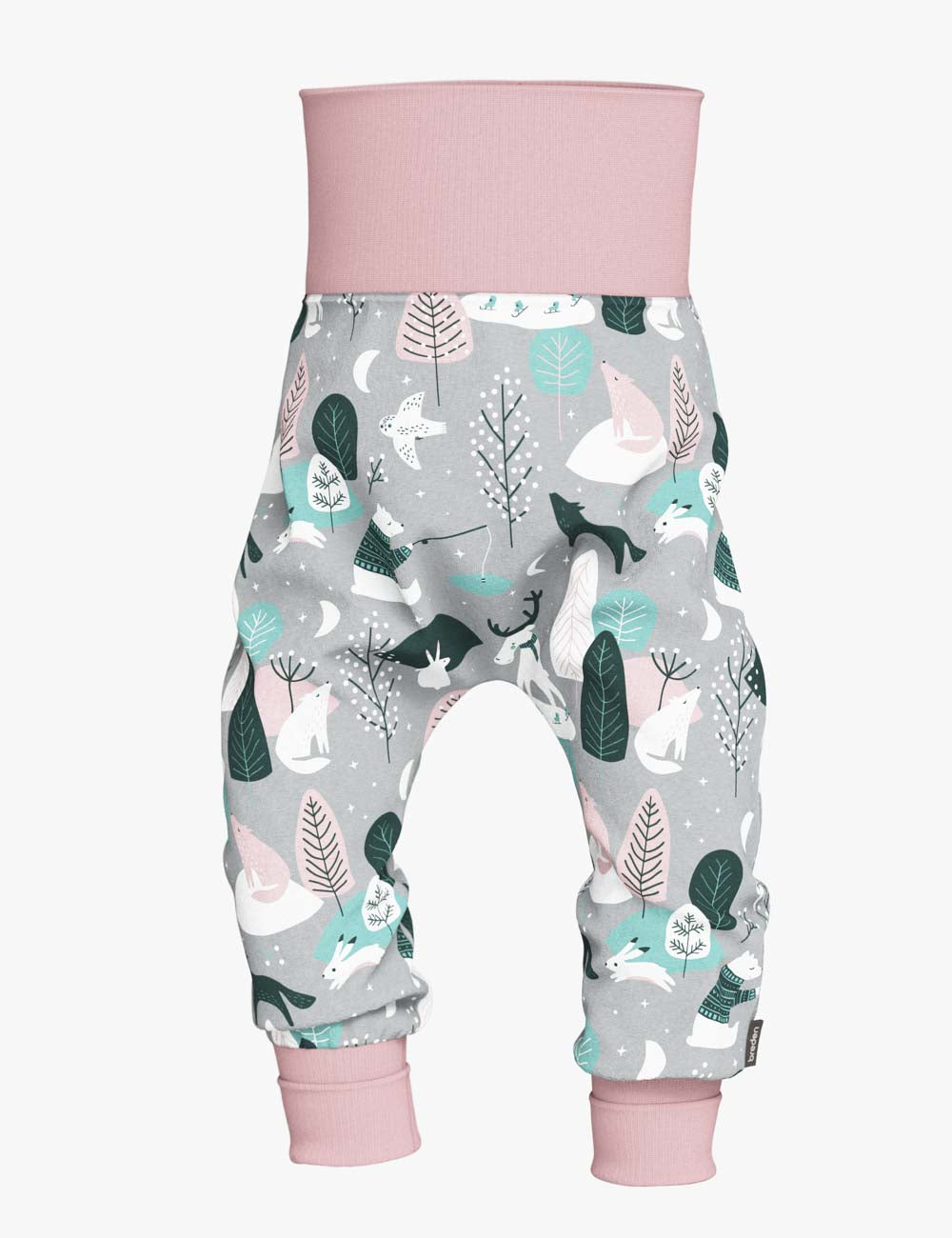 Winter Animals Long Baby Pants