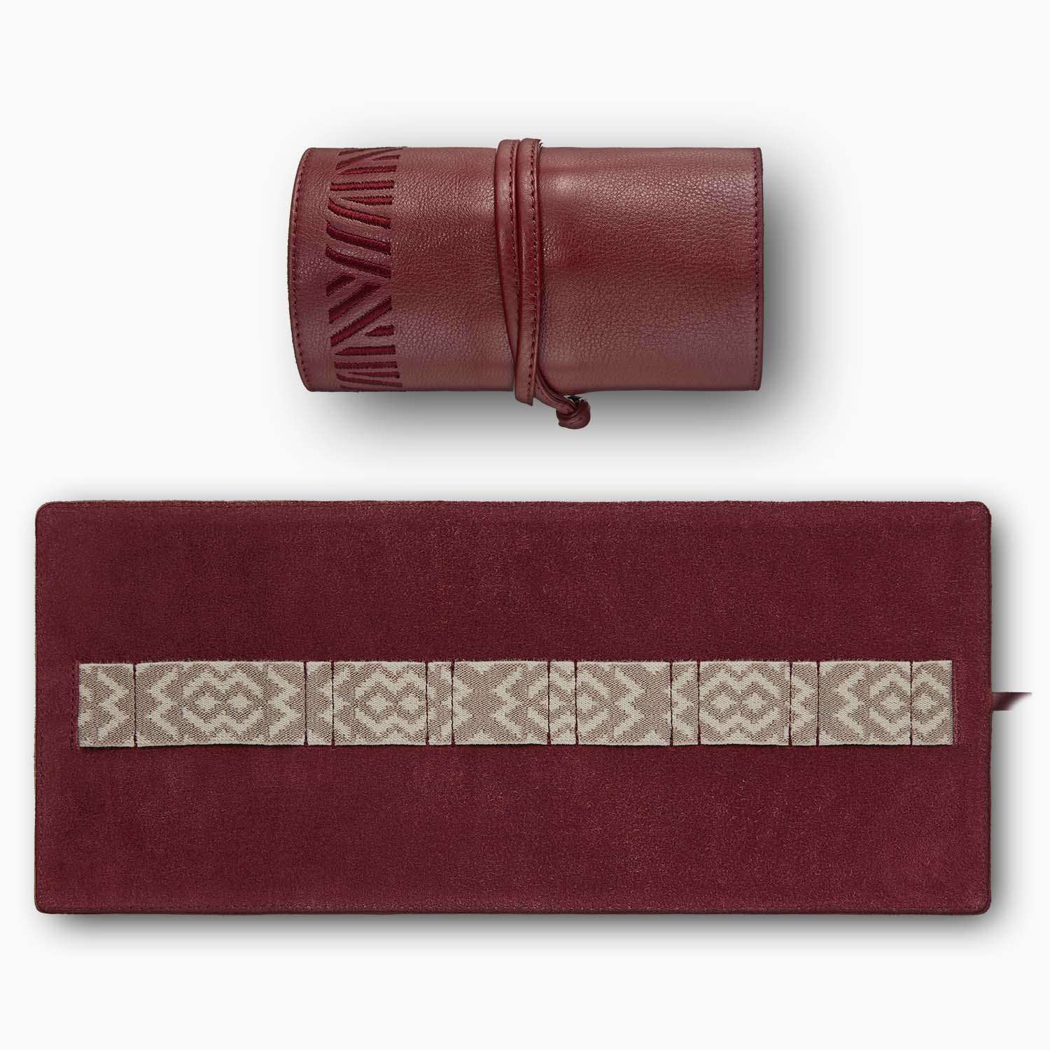 Premium 6-piece mobile accessories kit with genuine cowhide leather, suede lining, power bank, cables, charger, 12-month warranty by MANTIDY at brixbailey.com
