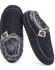 Ossa Low Men's Slippers in Navy and Grey