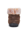Ossa High Women's Slipper Boot Chocolate and Cream