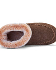 Ossa High Men's Slipper Boot in Chocolate and Cream