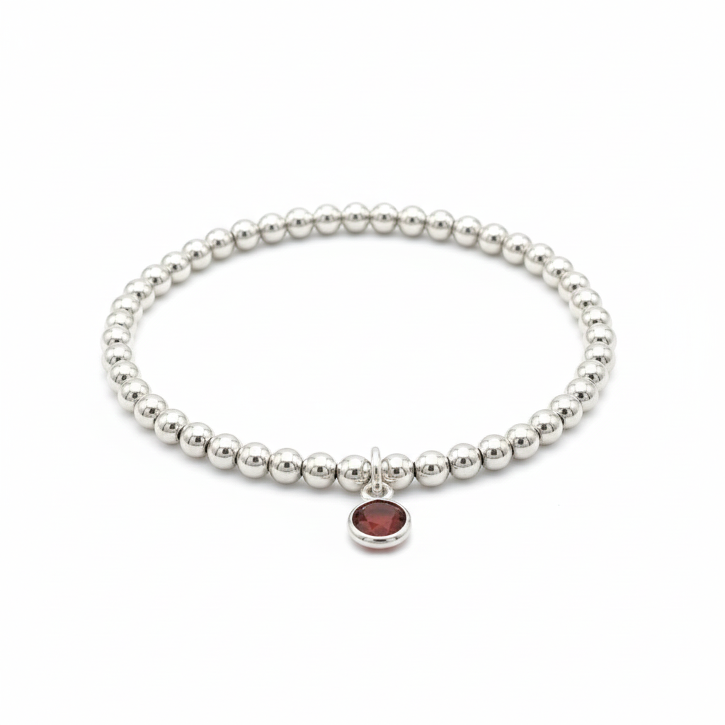 Garnet Gemstone Bracelet
