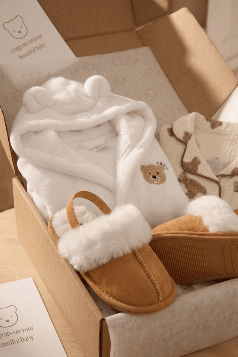 The Cozy Bath &amp; Bedtime Bear Personalised Gift Box