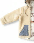 Baby/Kid Virgin Wool Jacket - Blue