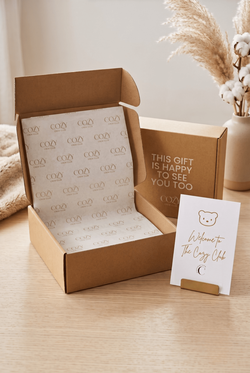 Cozy Gift Box &amp; Card