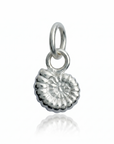 Ammonite Fossil Silver Charm