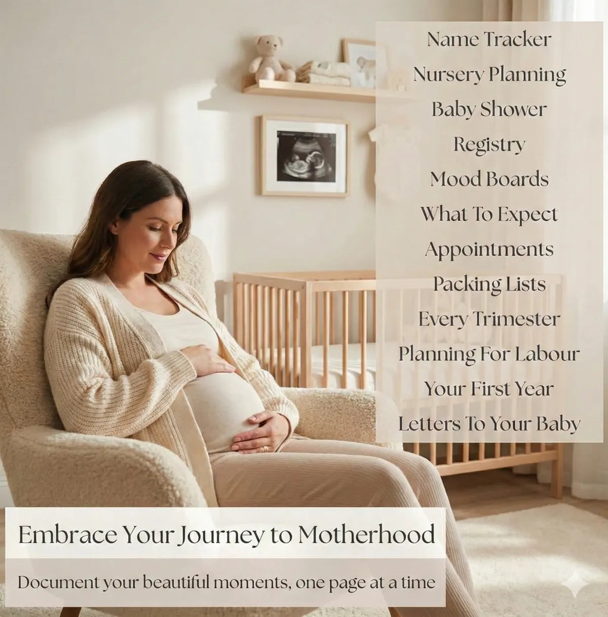Pregnancy Memory Book - Journal for First Time Moms