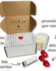 Personalised Merry Christmas Candle Gift Set | Friends Family