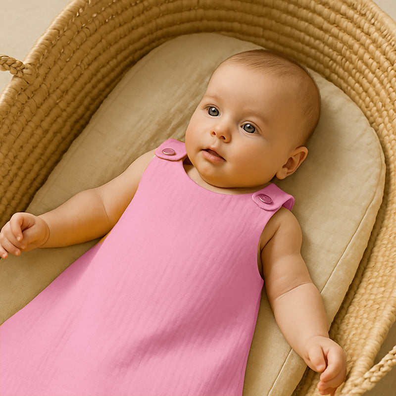 Gigoteuse rose papate puericulture turbulette ete coton bio legere