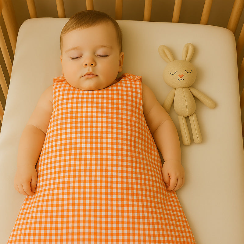 Gigoteuse vichy ete bio coton