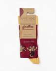 Save the Giraffes Bamboo Socks