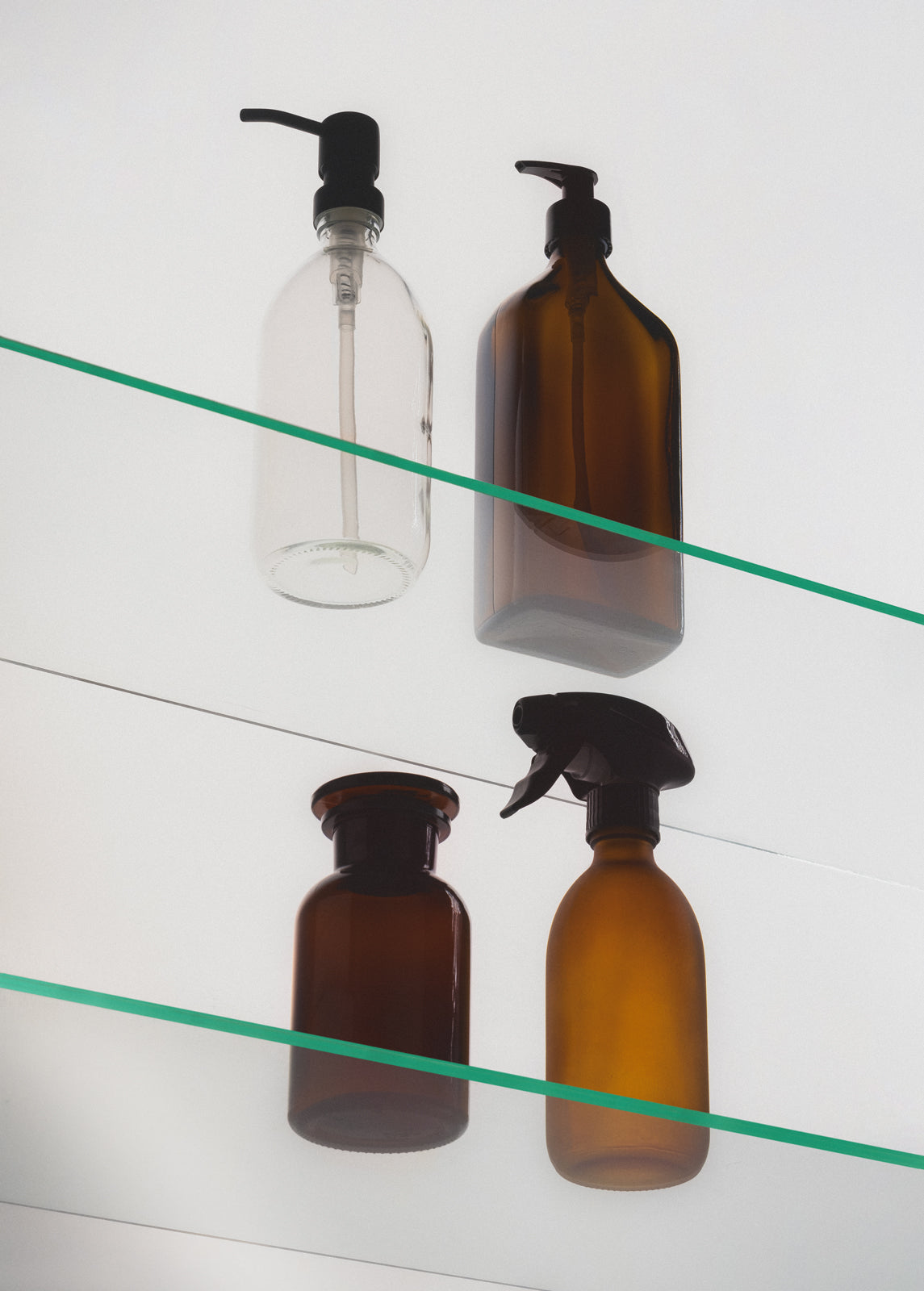 Amber Rectangle Soap Dispenser-3