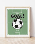 Football Pitch Print - Goal!