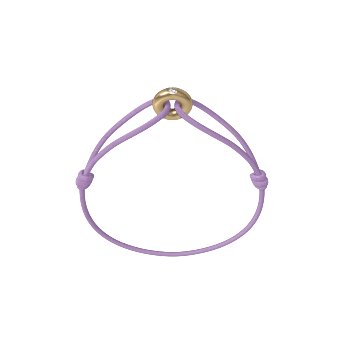 Mini Golden Soho Diamond Cord Bracelet