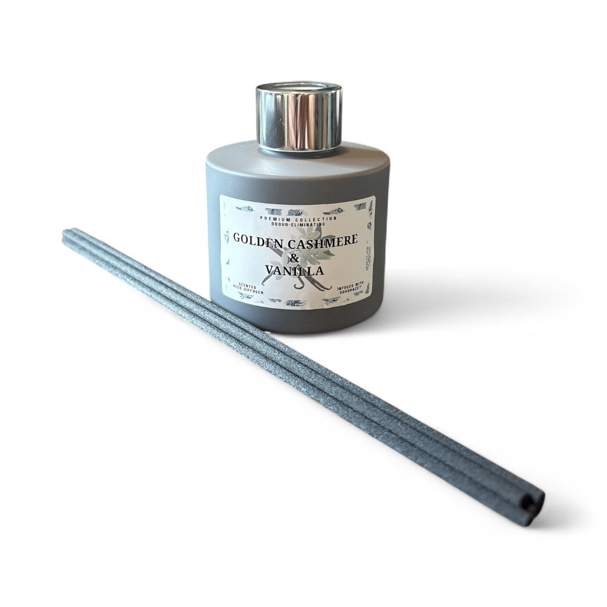 Golden Cashmere &amp; Vanilla – Odour Eliminating Reed Diffuser (100ml)